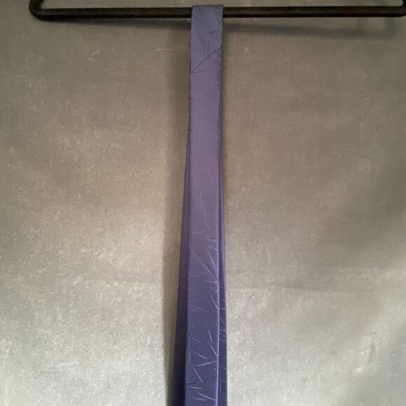 Blue 100% Silk Handmade Geometric Jacquard Tie - Picture 8 of 11